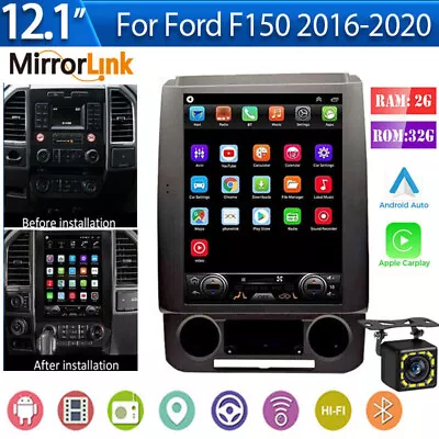 For Ford F150 2016-2020 Android 11.0 Car Stereo Radio GPS Carplay Wi-Fi 12.1Inch • $442.99