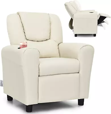 Costzon Kids Recliner Chair With Cup Holder Toddler Furniture Children Armrest  • $130.27