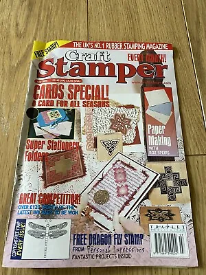 Craft Stamper Magazine Card Craft Special July 2000 Issue Rubber Stamping Art • £2