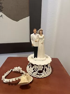 VTG Wedding Cake Topper 1952 Coast Novelty Man Woman Authentic READ • $17.99