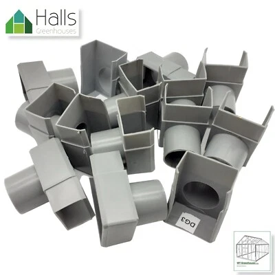 £11.14 • Buy Greenhouse Spare Parts Halls Popular Damaged Gutter Outlets Pair NO Blank Ends