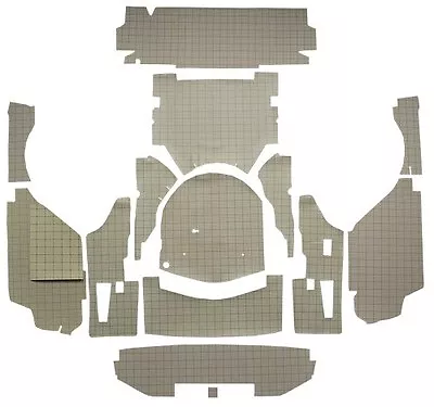 1959 Ford Galaxie Retractable Hardtop Burtex Trunk Mat With Boards 15pc • $286.95