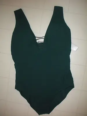 Amoressa Miraclesuit Green Northern Lights Aurora 1 Pc V Neck Swimsuit Sz 6 NWT • $59
