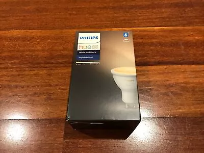 Philips Hue Smart 5W  350 Lumen GU10 White Ambience Bluetooth LED Light Bulb • $35