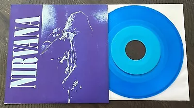 NIRVANA - Demos 7  Blue Vinyl 1991 Kurt Cobain Dave Grohl Foo Fighters Mudhoney • $19.99