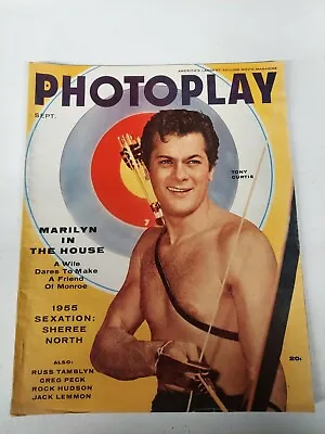 1955 Sept PHOTOPLAY Magazine VG 4.0 Tony Curtis / Marilyn Monroe / Rock Hudson • $24.99