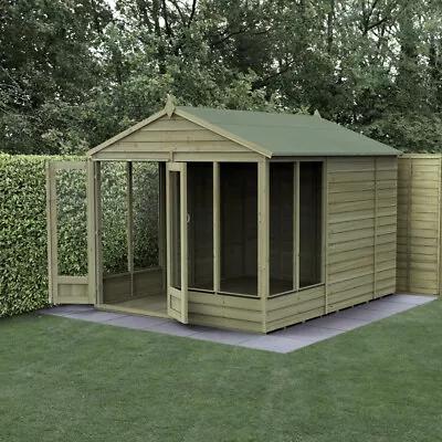 Summer House 8 X 10ft Garden Building Room Studio Office Oakley Overlap Apex • £1008.89