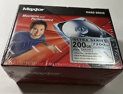 Maxtor Hard Drive Ultra Series 200GB / 7200 RPM Brand New Sealed • $32.95