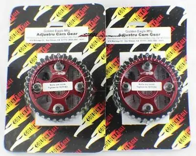 Golden Eagle Cam Gear B16/B18 B18C B18A B18B B16A Integra / Civic Red (PAIR) • $229.90