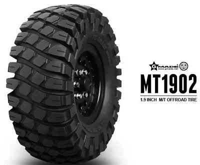 Gmade RC 1/10 Rubber TRUCK Tires 1.9 Off Road Tire 1902 108mm (2pcs) Gm70244 • $12.99