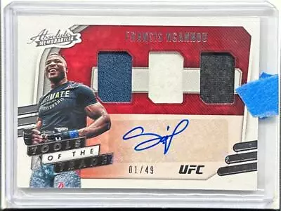 2021 Chronicles Absolute UFC Francis Ngannou Tools Of The Trade Patch Auto #1/49 • $5.50