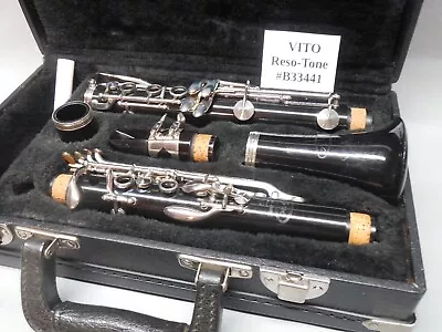 Vito USA Bb Clarinet W/ Case & MP - All New Pads - Cleaned & Reconditioned • $159