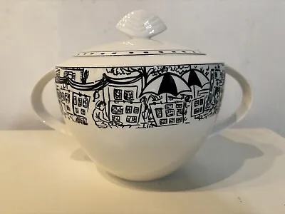 Mikasa Parisian Scenes Soup Tureen And Lid Designed By Susan Steinberg • $249.95