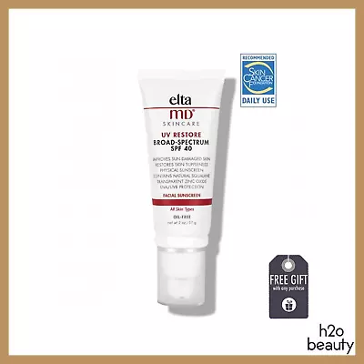 Elta MD UV Restore Broad-Spectrum SPF 40 2 Oz EXP 07/2025 **New In Box** • $29.99