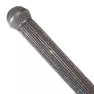 Crystal AB Bling Wireless And Hardwire Microphone Sleeves By Blingcons • $125