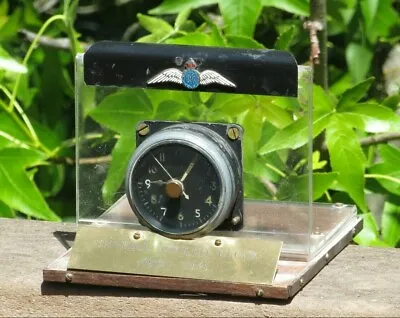 WWII British RAF Royal Air Force Aircraft 8 Day Clock Spitfire Smiths MK IIC  • $1299.99