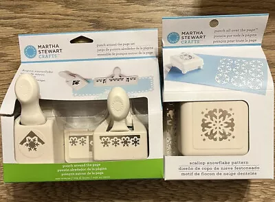 Martha Stewart Christmas Or Holiday Snowflake Punches Set Discontinued • $60