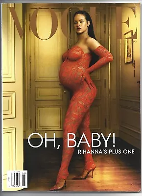 Vogue USA Magazine May 2022 Rihanna's Plus One Oh Baby! Cover Pregnant UNREAD! • $3.60