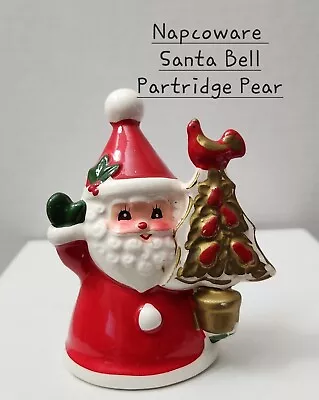 NAPCOWARE Santa With Partridge In A Pear Tree Bell 4  Japan • $15