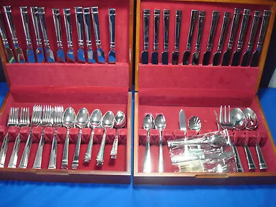 100 Piece  Lot Bentley Stainless 18/10 HERITAGE MINT LTD Fork Knife Spoon Server • $180