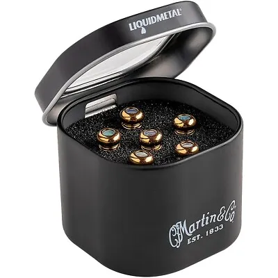 Martin Luxe Liquidmetal Bridge Pin Set Gold Pearl • $179.99