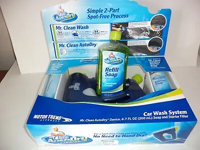 Mr Clean Auto Dry Car Wash Spray System W/ Extra 20 Oz Concentrated Refill Soap • $45