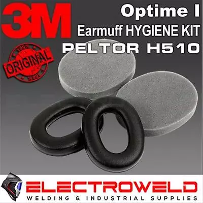 3M Peltor Hygiene Kit Optime I 1 Earmuffs Replacement Pads Ear Muffs H510A HYX1 • $19.95