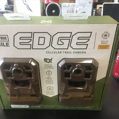 Moultrie Mobile Edge Cellular Trail Camera - Beige Pack Of 2 (EX) • $110