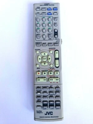 £16.95 • Buy Genuine JVC RM-STHR3R DVD CINEMA SYSTEM Remote Control For RXV-THR3E XV-THR3EUC 