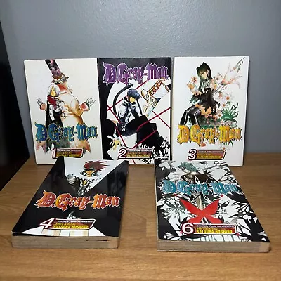 D Gray Man Vol 1 2 3 4 6 By Katsura Hoshino Manga Paperback TPB English Viz Lot • $27.95