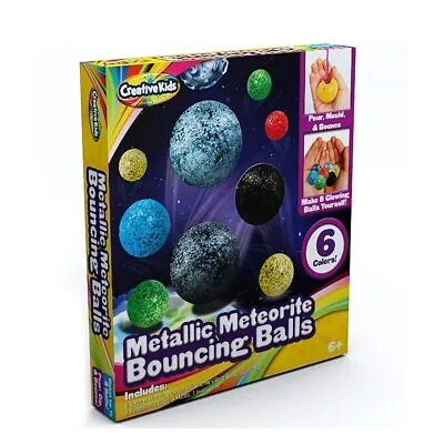 £9.99 • Buy Make Your Own Bouncy Ball - Kids Art & Craft Set Childrens Party Toys 6 Colors