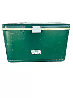 Thermos Metal Cooler Ice Chest Green 21 1/2  X 13  X 13  Tall USA Vintage Read • $79.95