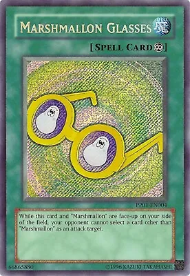 Marshmallon Glasses - PP01-EN004 - Secret Rare X 1 SECRET RARE 1st Mint YUGIOH • $2.99