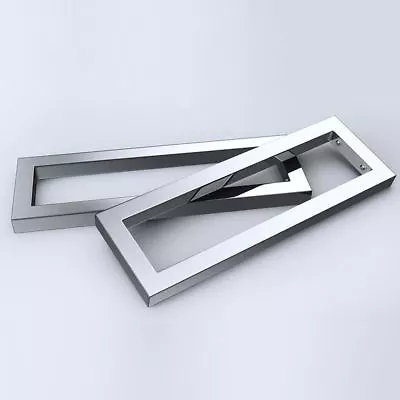 Bathroom Basin Shelf Brackets Stainless Steel Wall Hung Heavy Duty 450x150mm • £65