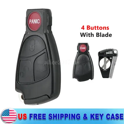 For Mercedes Benz C230 C240 C280 C320 C350 Key Fob Remote Shell Case IYZ-3312 • $10.29