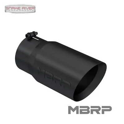 Mbrp 12  Black Diesel Exhaust Tip 5  Inlet 6  Outlet Dual Wall Angled T5074blk • $114.99