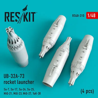 1/48 ResKit RS48-0310 UB-32A-73 Rocket Launcher Su-7 Su-17Su-24 Su-25 Mig-21 • $16