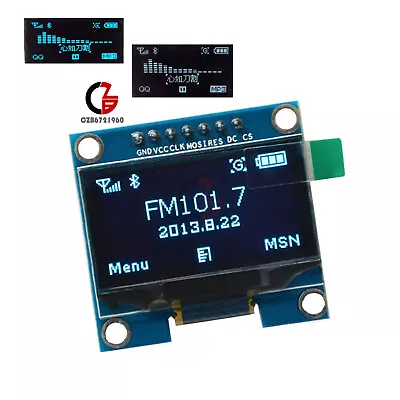 1.3  OLED LCD Module 128X64 SPI OLED LCD Display Screen Module 3.3-5V 7PIN2.54mm • $4.35