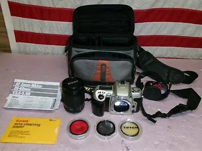 Vintage- Nikon Camera-extra Lens With Leather Case-nikon Lens Af Nikkor 28-80mm- • $19.99