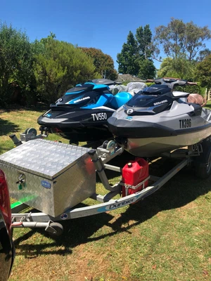 $28000 • Buy Seadoo GTX 300  &  Seadoo GTR 230  & Dunbier Tandem Trailer