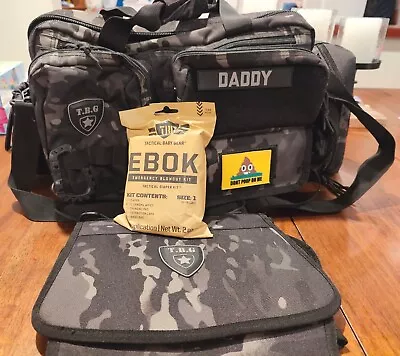 TBG Deuce Multicam Black Diaper Bag W Lots Of Accessories Tactical Baby Gear • $130