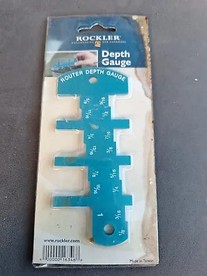 Rockler Woodworking Router Depth Gauge 1/8th  - 1  • $8.98