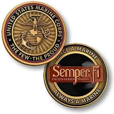 NEW USMC U.S. Marine Corps Semper Fi Challenge Coin. • $15.99