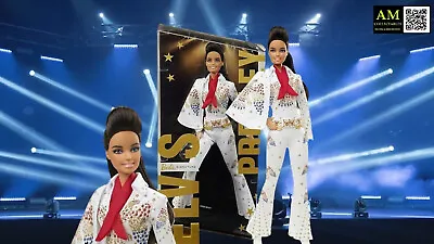 Barbie Signature - Elvis Presley - American Eagle Jumpsuit - Mattel 2020 - NRFB • $104.61