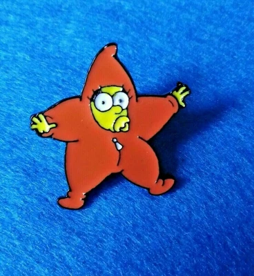 £4.95 • Buy The Simpsons Maggie Simpson Star Fish Snow Suit Enamel Pin Badge 