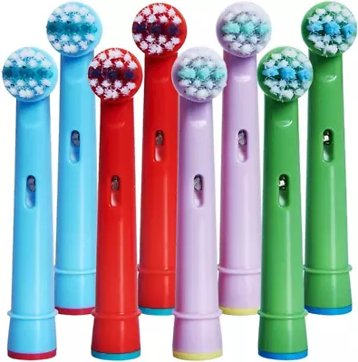 Kids Toothbrush Replacement Heads Oral-B Extra-Soft Bristles Both Electric And • $19.11