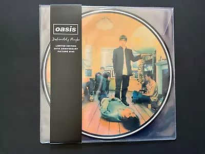 OASIS - DEFINITELY MAYBE - LTD.EDITION 25th ANNIVERSARY DOUBLE PICTURE DISC • £49.99