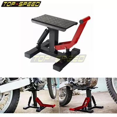 330lbs Universal Motorcycle Lift Table Stand Off-road Repair Stool Jack Lift • $170.46