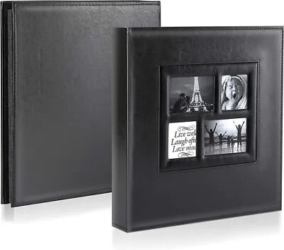 £20.99 • Buy Photo Album 500 Pockets 6x4 Photos, Extra Large Size Leather Cover Benjia-=&