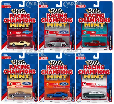 2019 Mint Release 1 Set B Of 6 Cars 1/64 Diecast By Racing Champions Rc010 B • $24.99